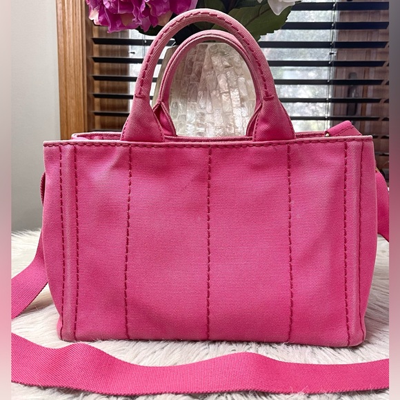 SOLD❌Authentic PRADA Canapa Logo Bag - Picture 4 of 15